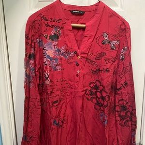 Desigual long sleeve blouse